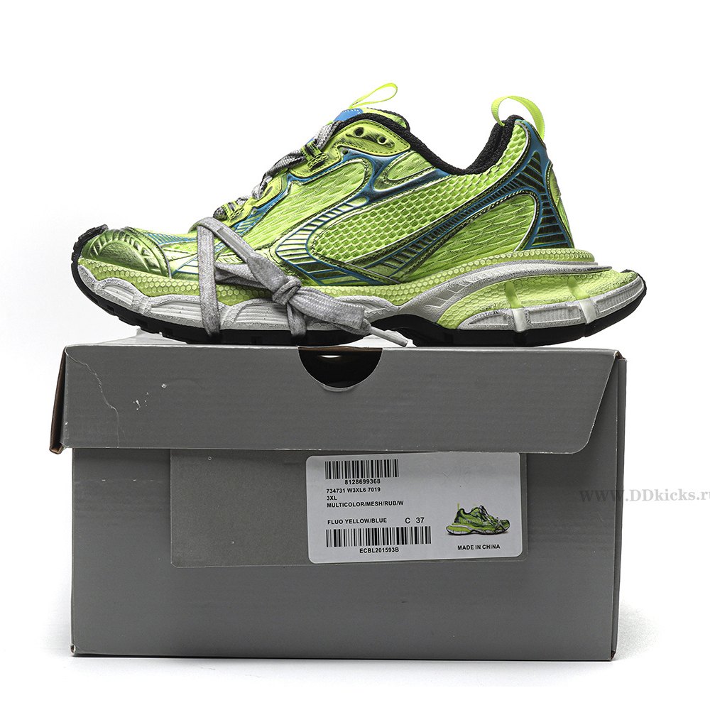 DD Ba1enci*ga 3XL Fluo Yellow