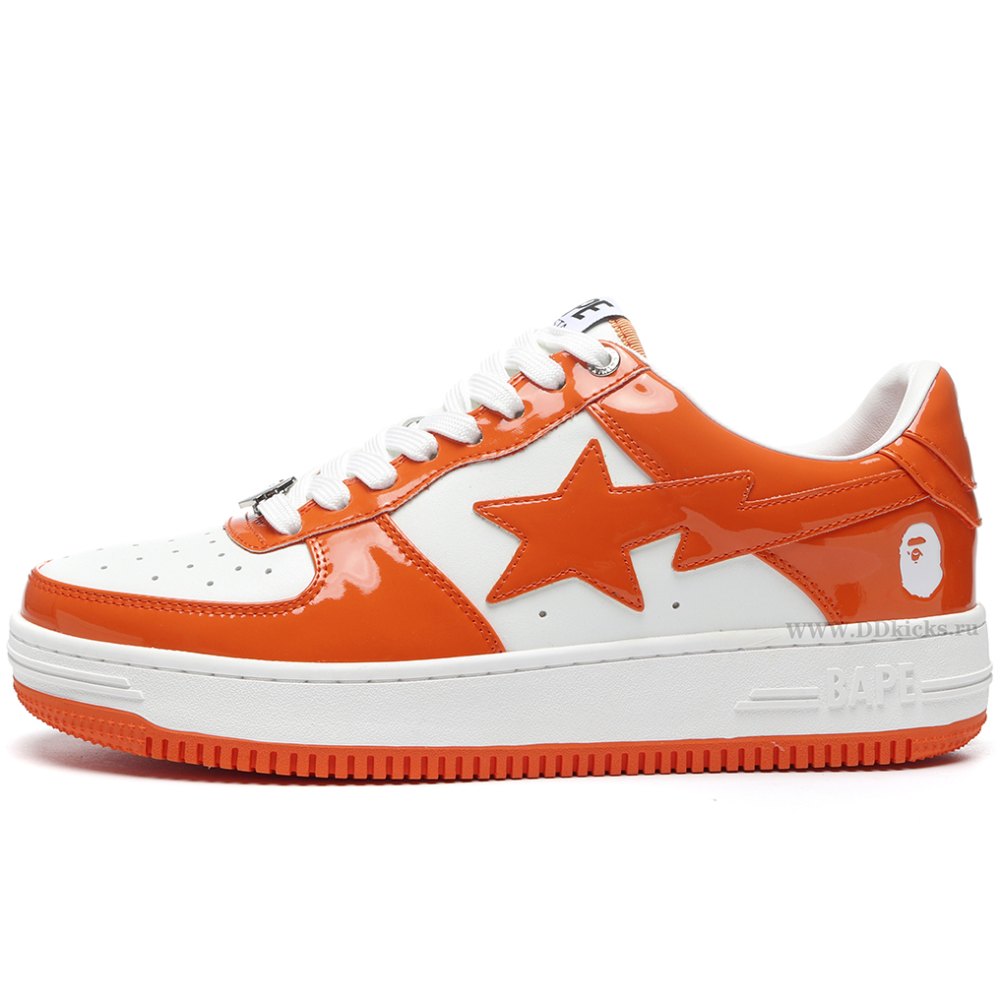 DD A Bathing Ape Bape STA Low Orange