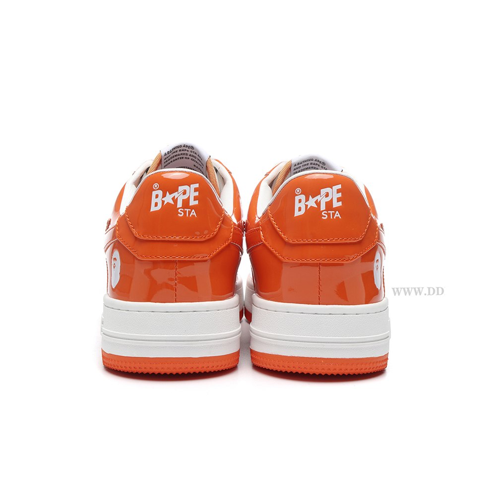 DD A Bathing Ape Bape STA Low Orange
