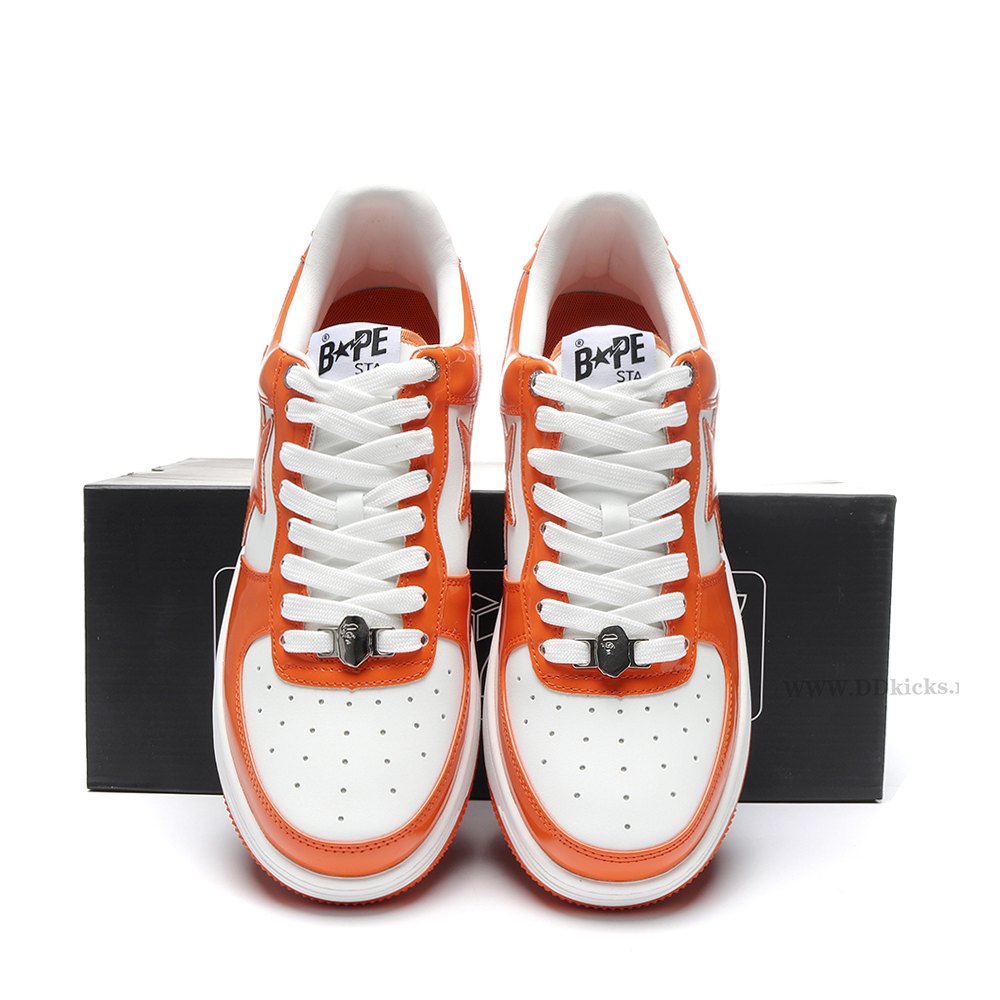 DD A Bathing Ape Bape STA Low Orange