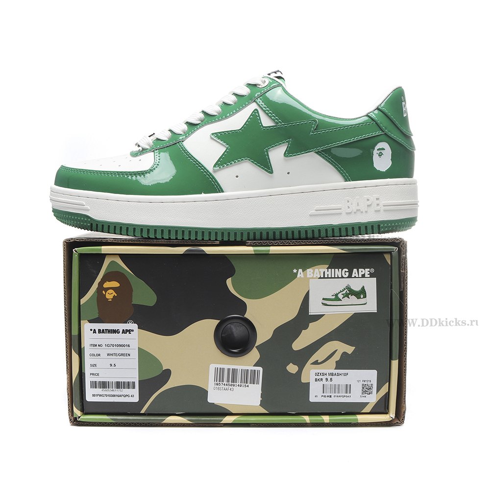 DD A Bathing Ape Bape STA Low Green