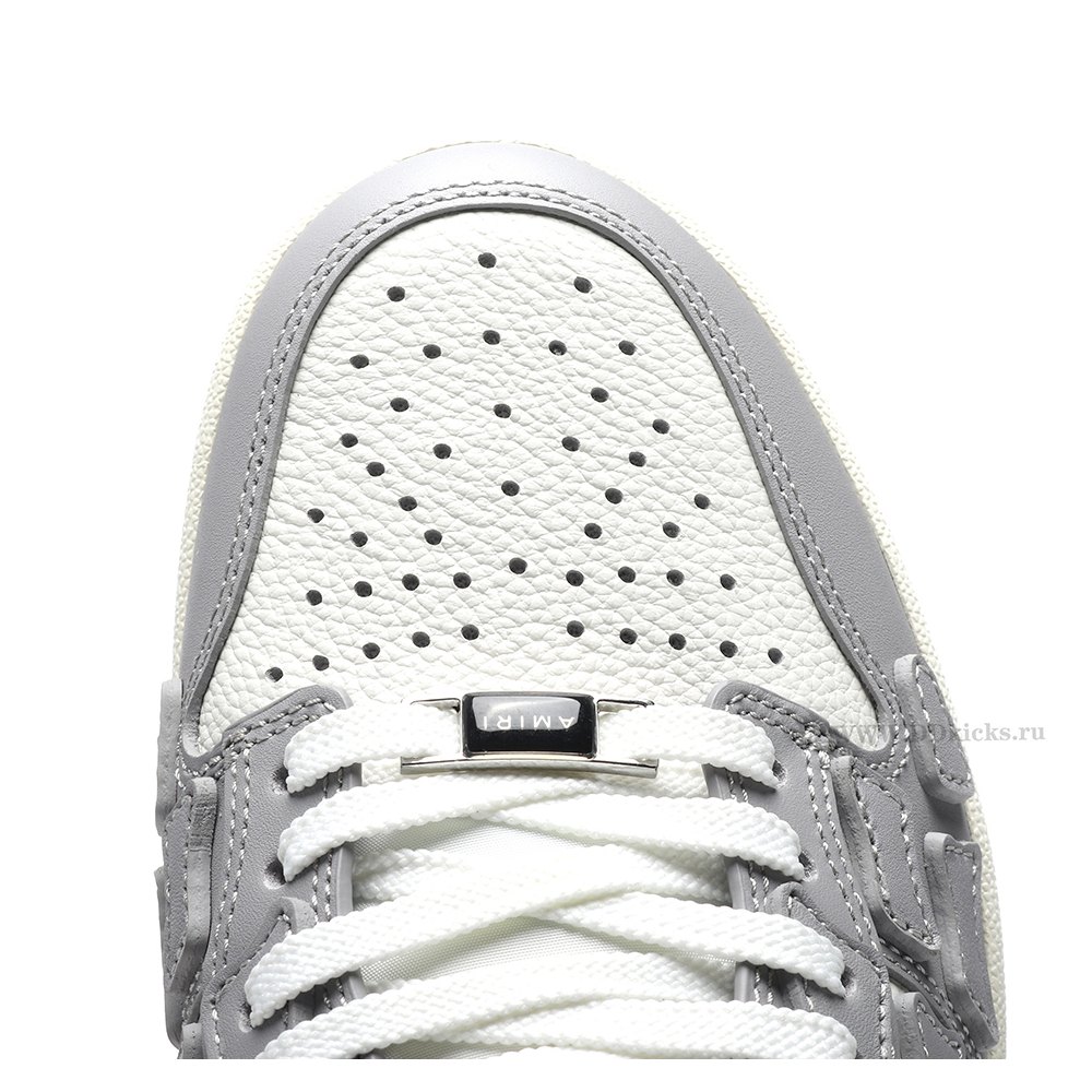 DD DD AMIRI Skel Top Low Grey White