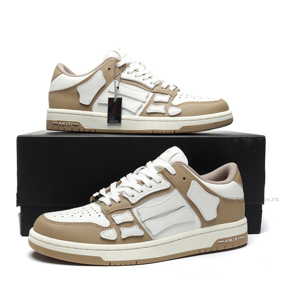 DD DD Amiri Skel Top Low Brown White