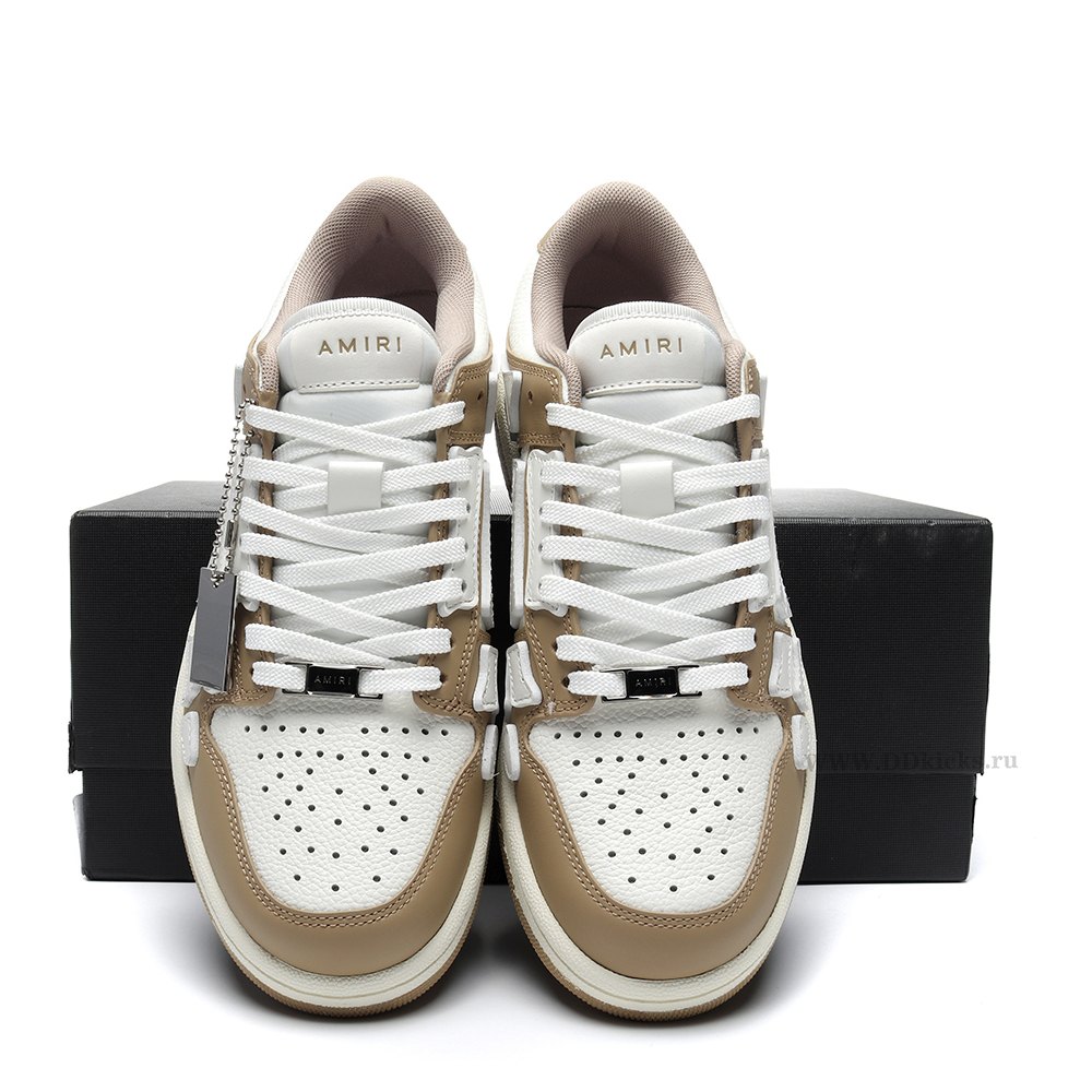 DD DD Amiri Skel Top Low Brown White