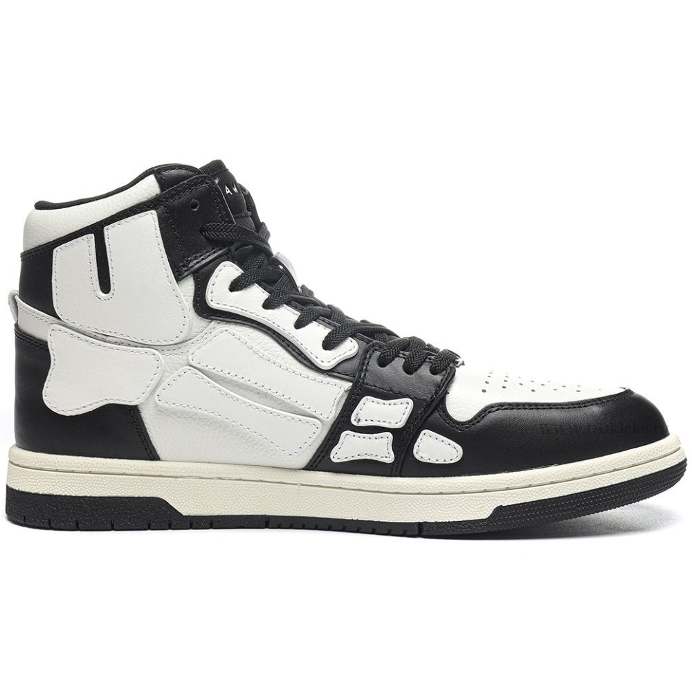 DD AMIRI Skel Top High Black White