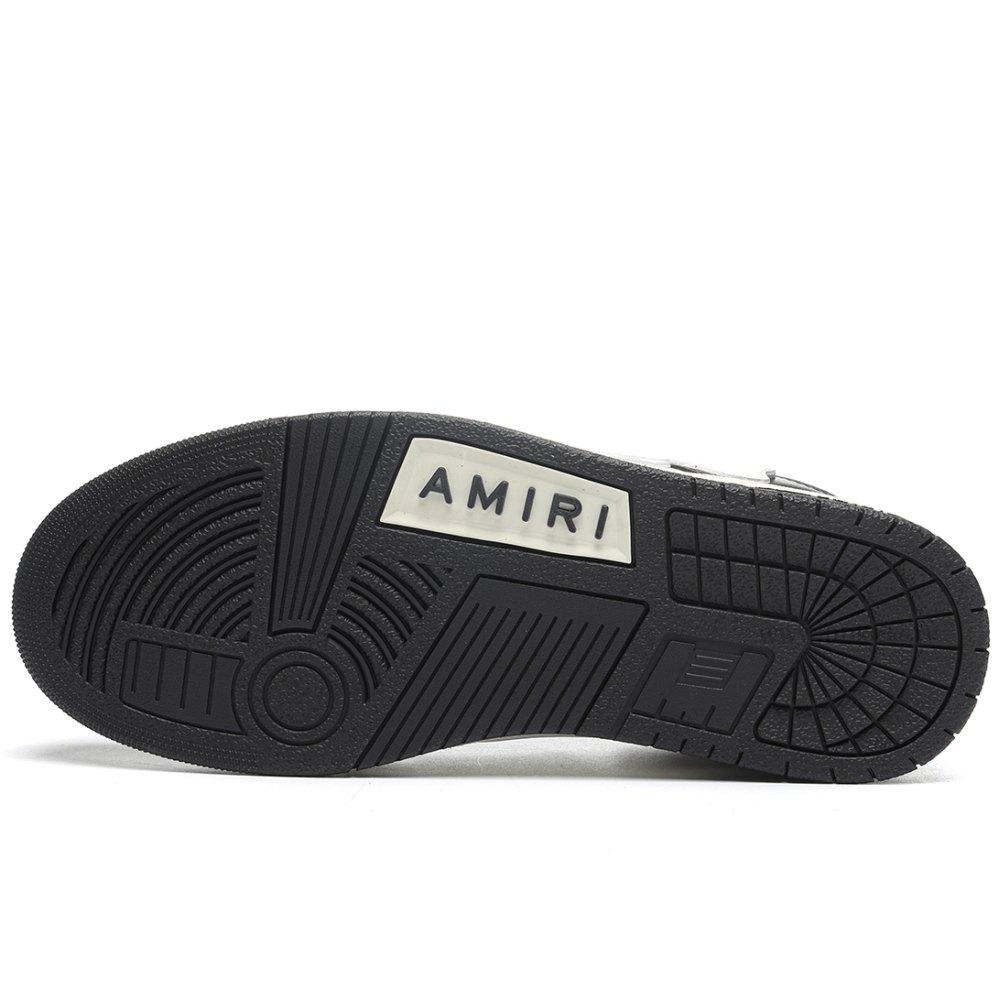 DD AMIRI Skel Top Low Black White