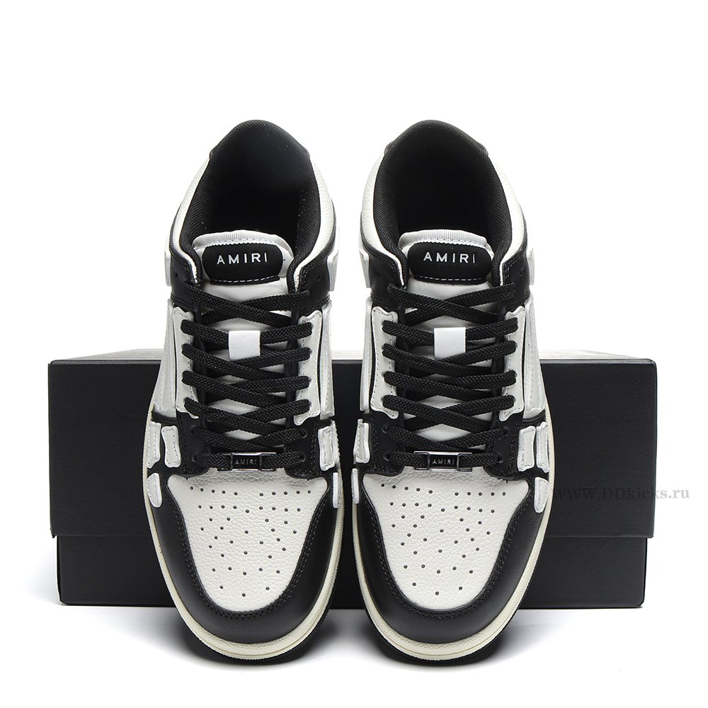 DD AMIRI Skel Top Low Black White