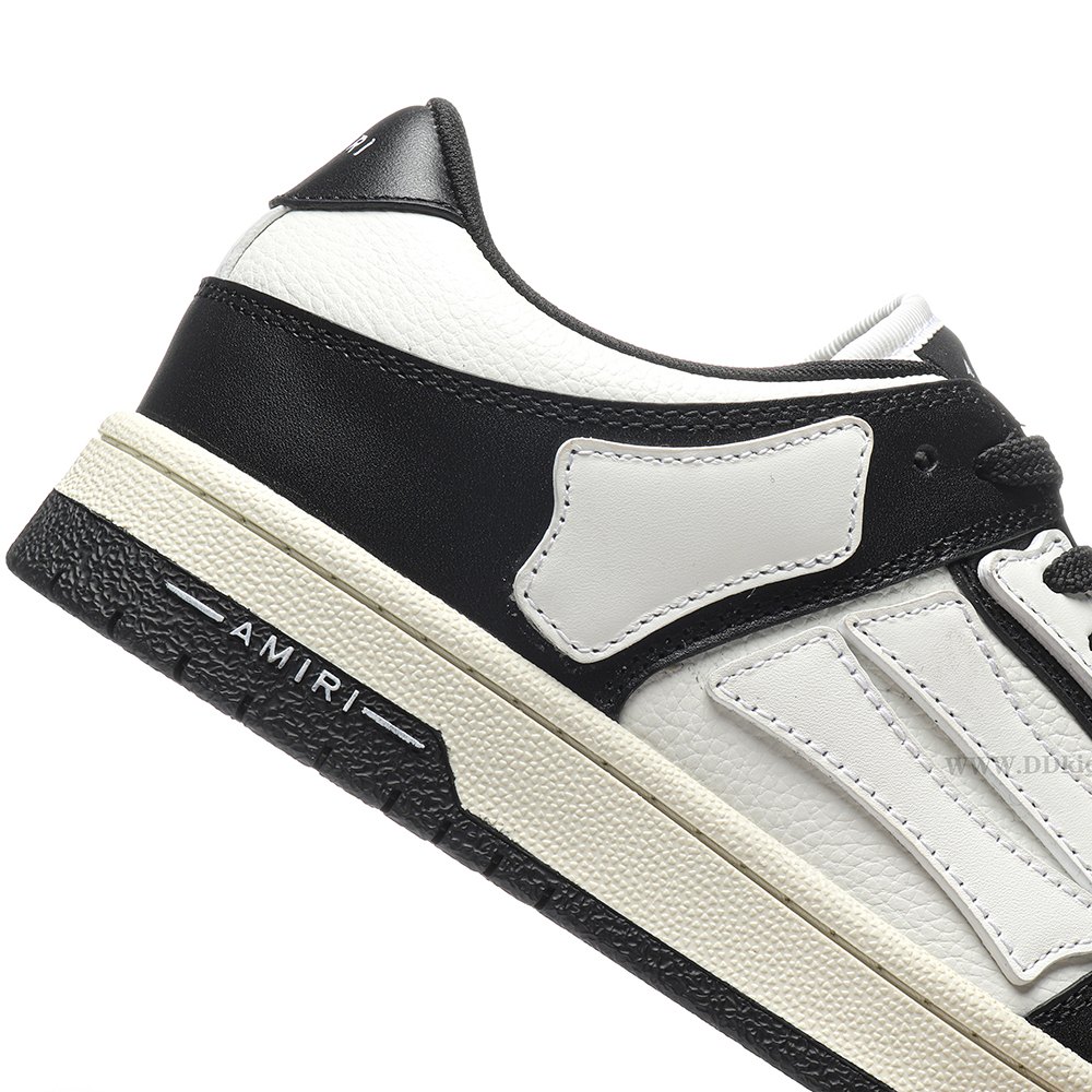 DD AMIRI Skel Top Low Black White