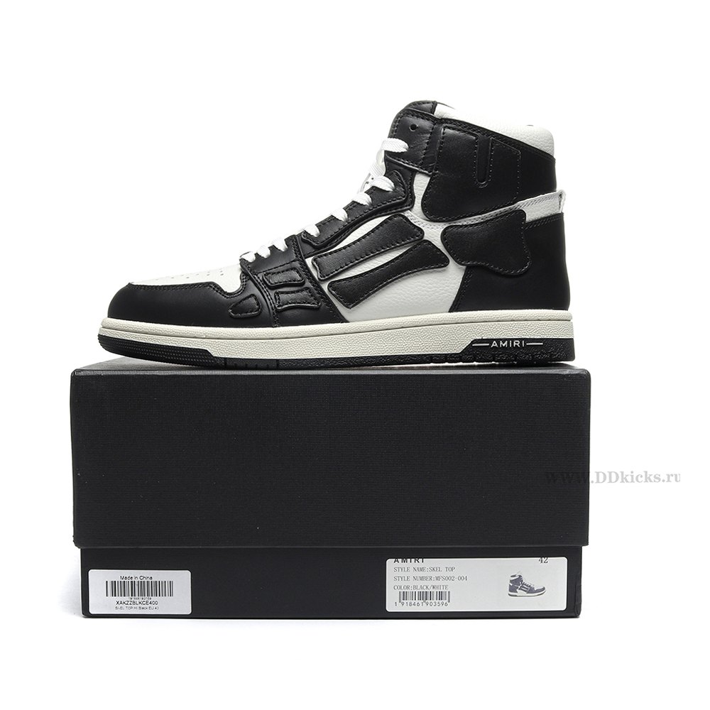 DD Amiri Skel Top High 'Black White'
