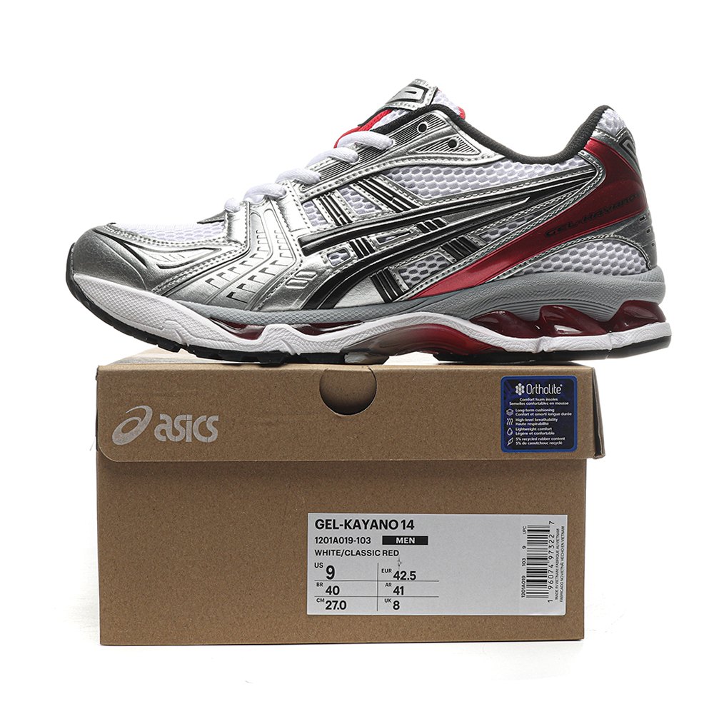 dd As*ic*s gel-kayano 14 white classic red-1201a019-103