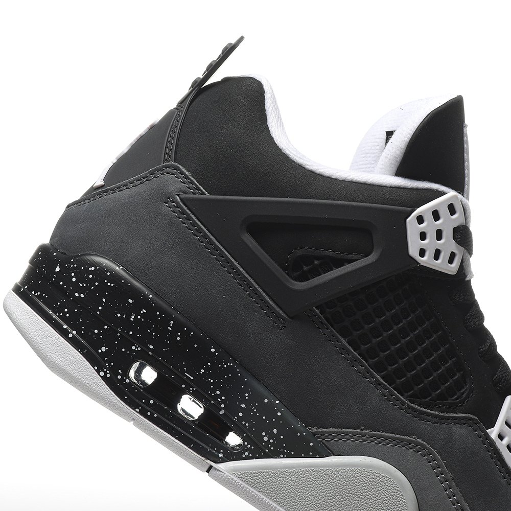 DD  Jordan 4 Retro Fear (2024) Black White Anthracite Black Pure Platinum-FQ8138002