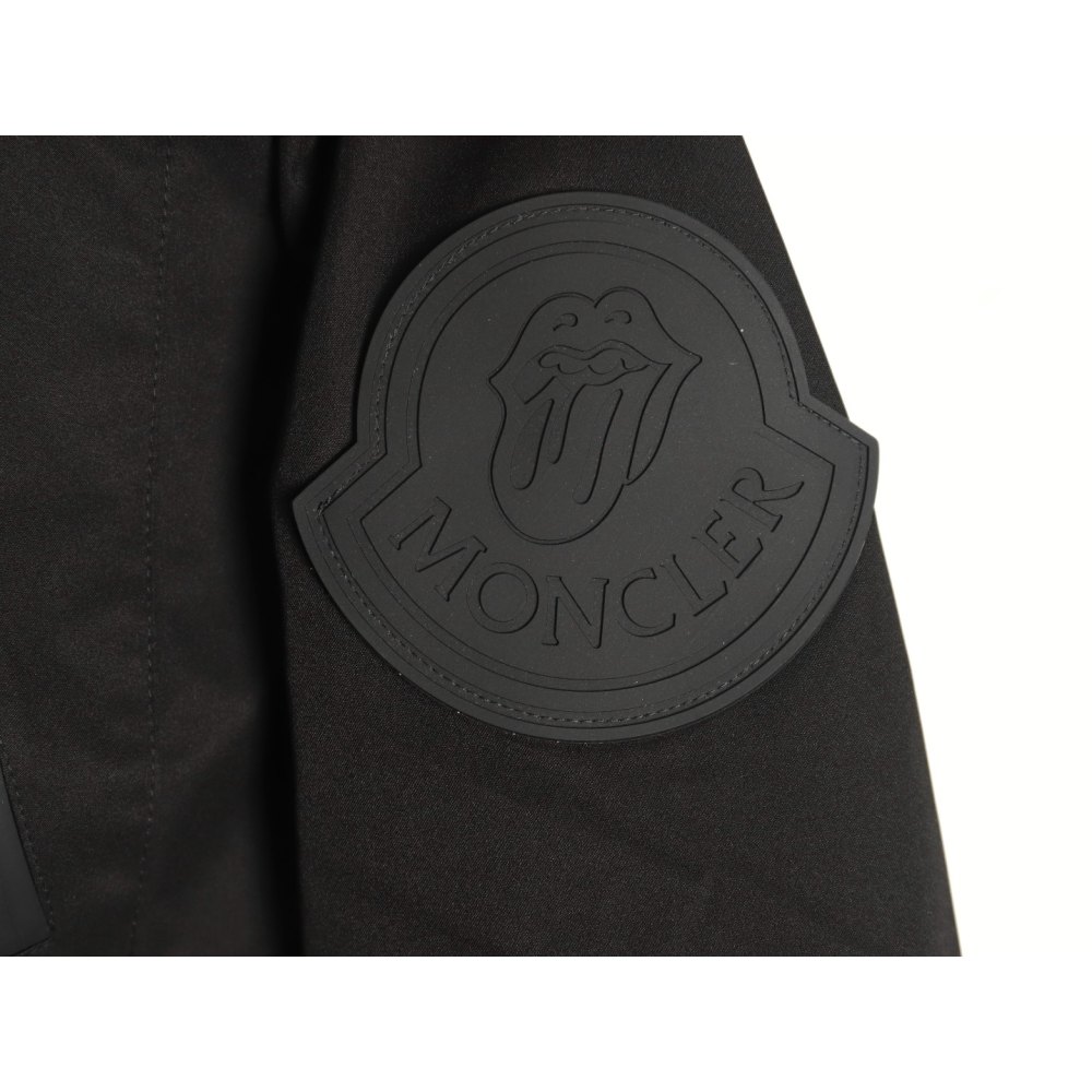 DDMonc*er/Mouth 24Fw Rolling Stone Big Tongue Co-branded Down Jacket Black