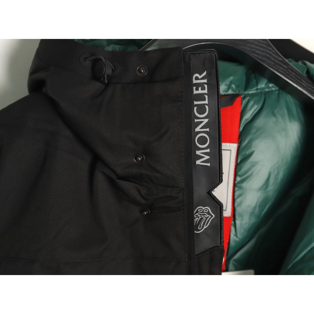 DDMonc*er/Mouth 24Fw Rolling Stone Big Tongue Co-branded Down Jacket Black