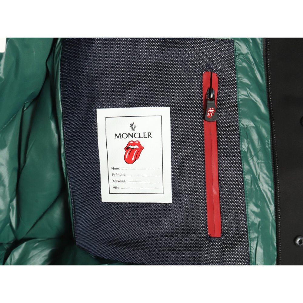 DDMonc*er/Mouth 24Fw Rolling Stone Big Tongue Co-branded Down Jacket Black