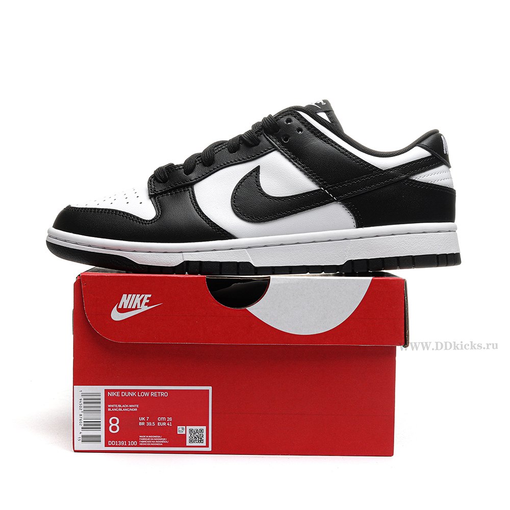 DD Nike Dunk Low Retro White Black Panda