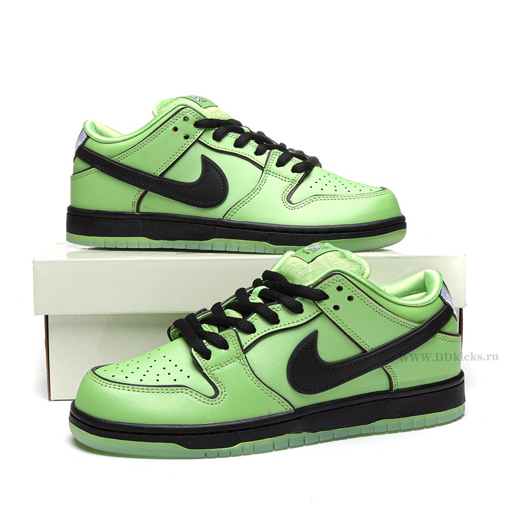 DD Dunk SB Low X The Powerpuff Girls Buttercup