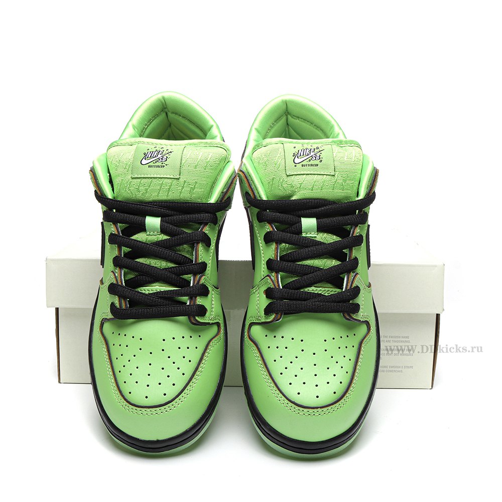DD Dunk SB Low X The Powerpuff Girls Buttercup
