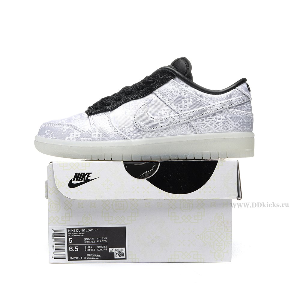 DD Nike Dunk Low CLOT Fragment White