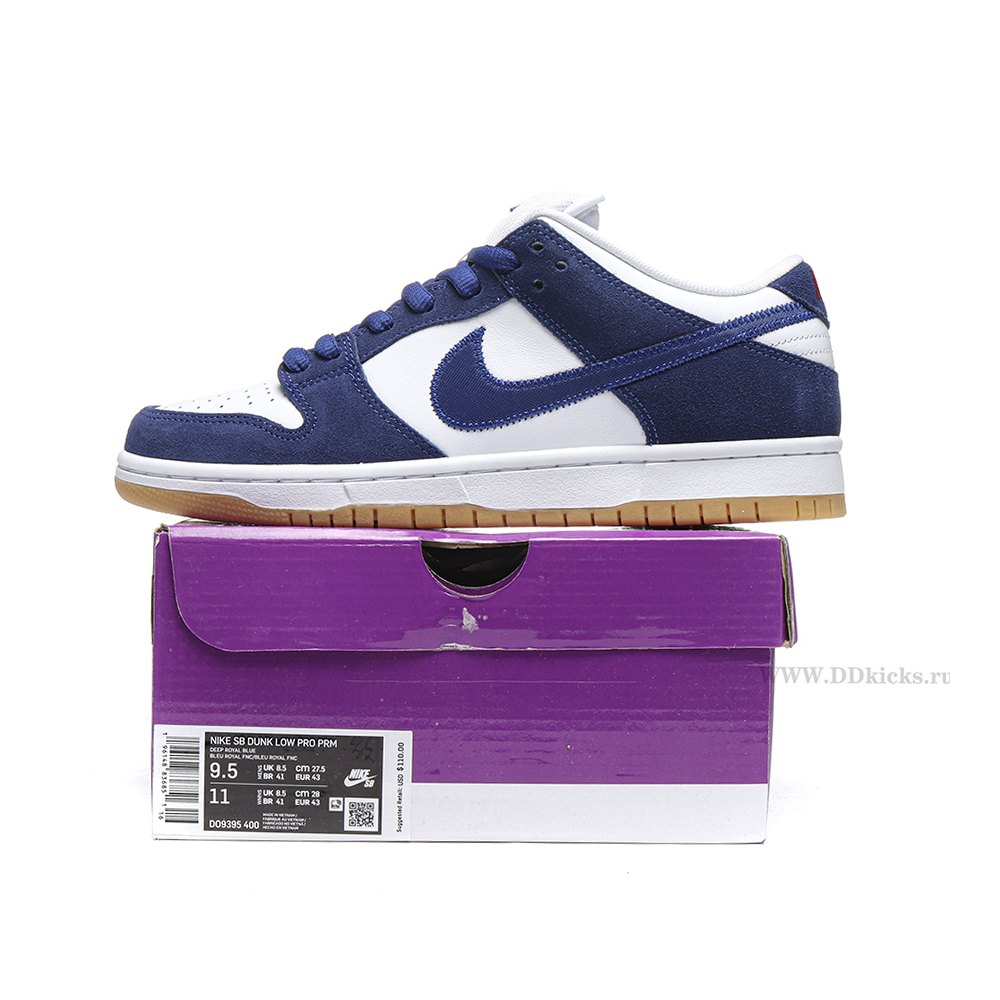 DD Nike SB Dunk Low Los Angeles Dodgers
