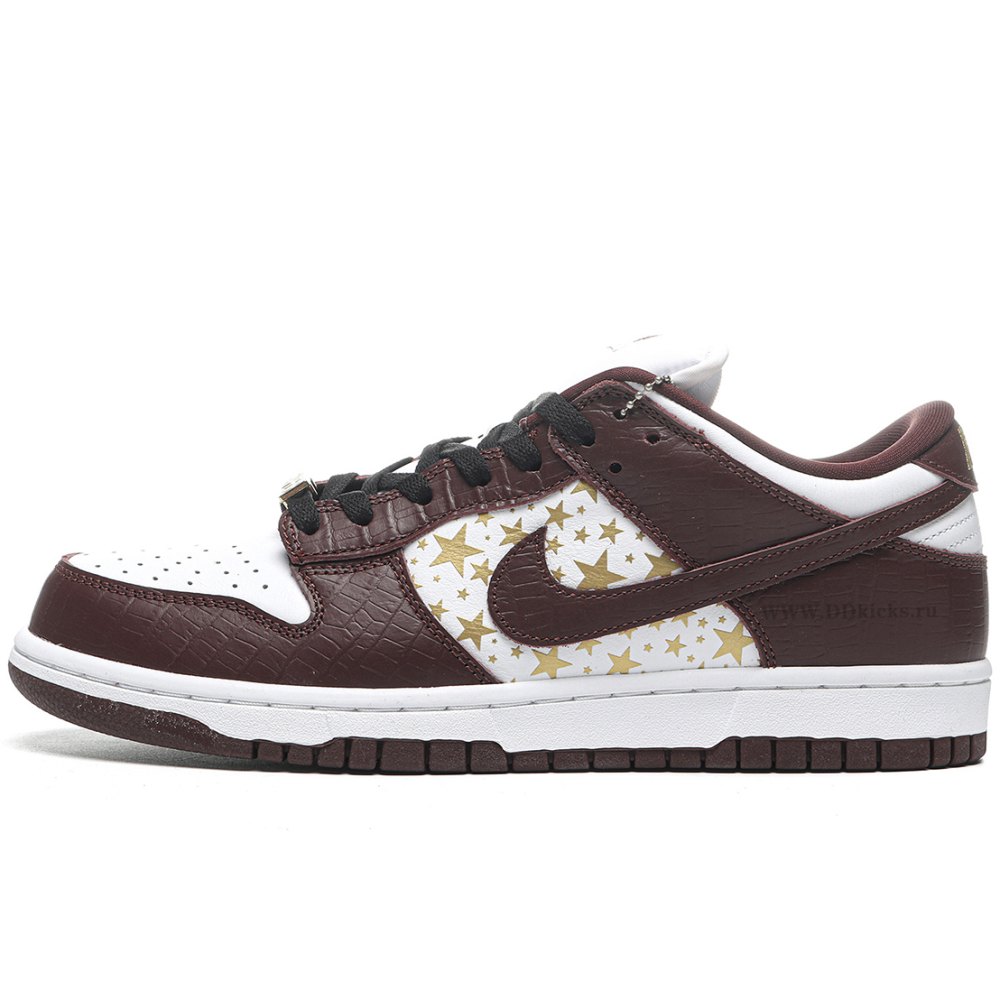 dd nike sb dunk low S*p*e stars barkroot brown