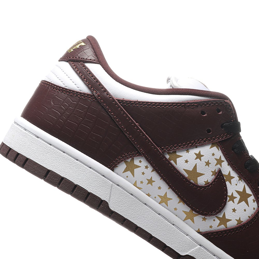 dd nike sb dunk low S*p*e stars barkroot brown