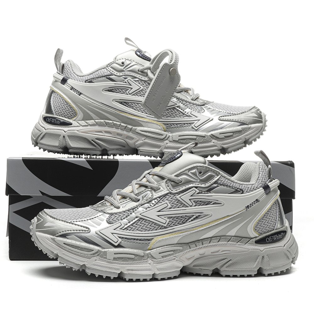 DD OFF-WHITE Be Right Grey/White