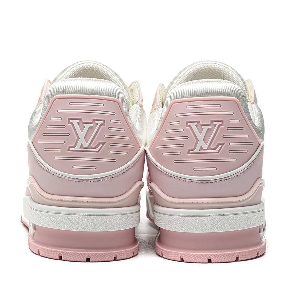 DD Lou1s Vu1tton Trainer Low White Pink-VL0232