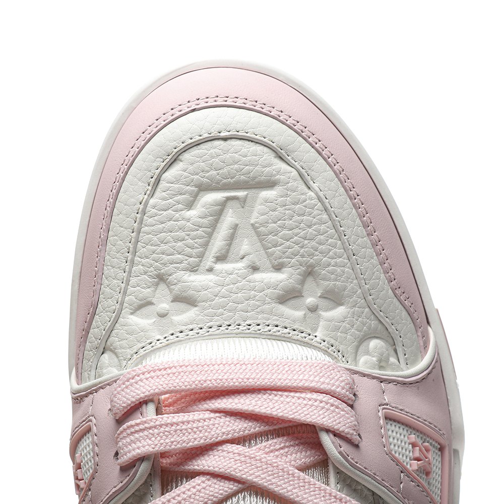 DD Lou1s Vu1tton Trainer Low White Pink-VL0232