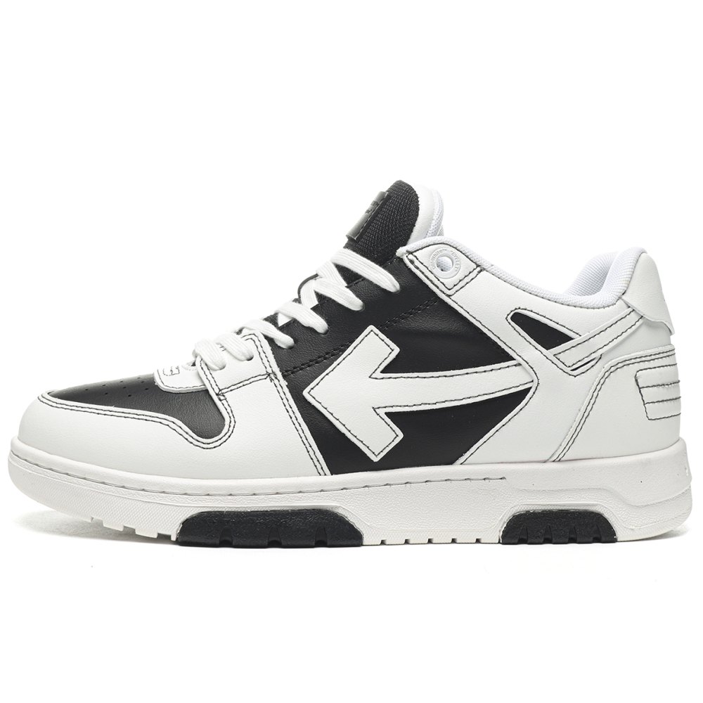 DD OFF-WHITE Out Of Office OOO Low Tops White Black