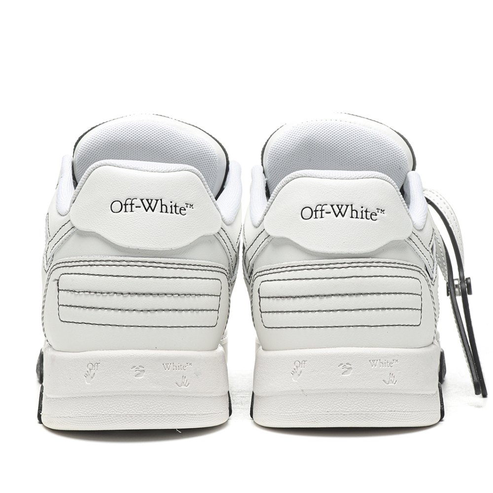 DD OFF-WHITE Out Of Office OOO Low Tops White Black