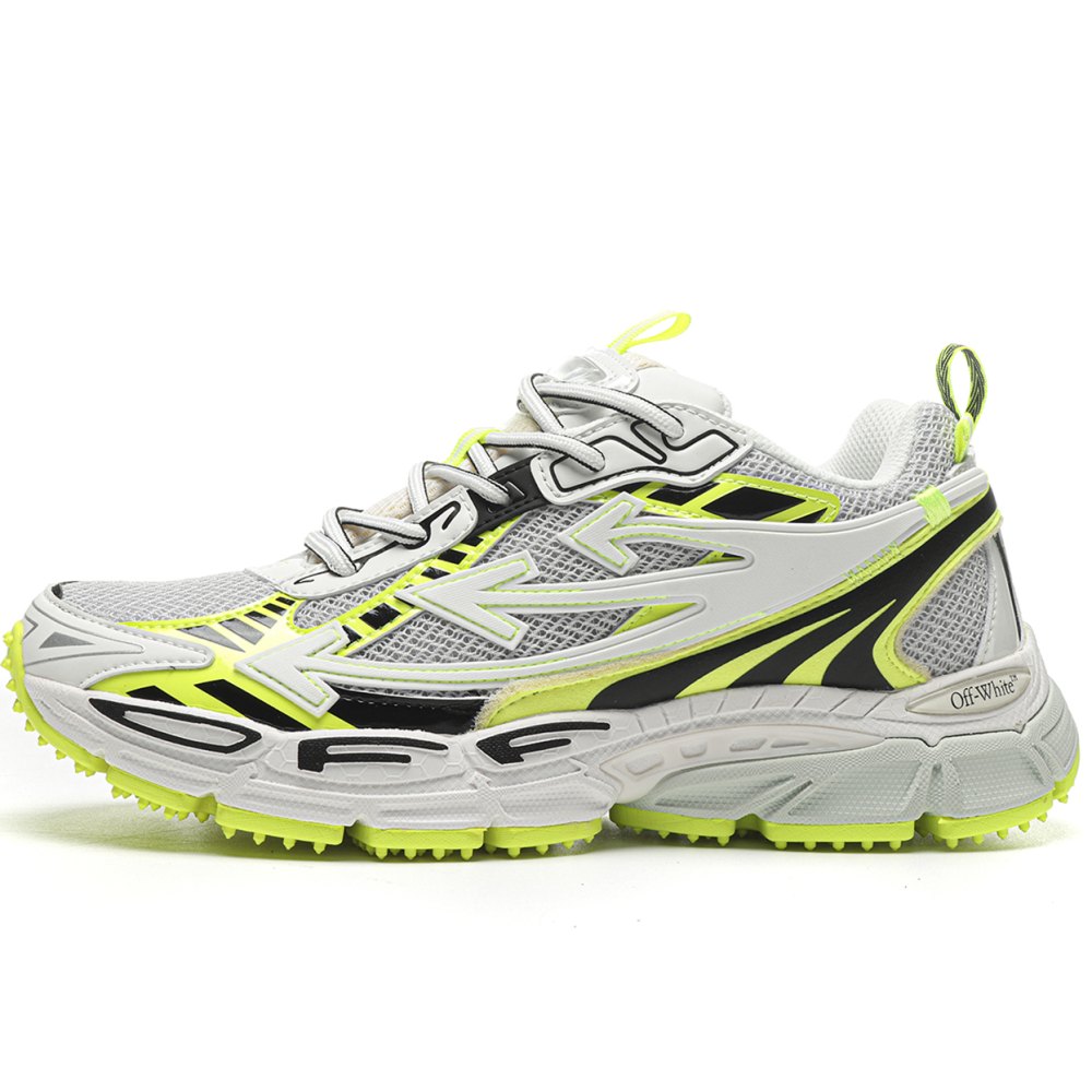 DD OFF-WHITE Be Right Back Fluorescent green white