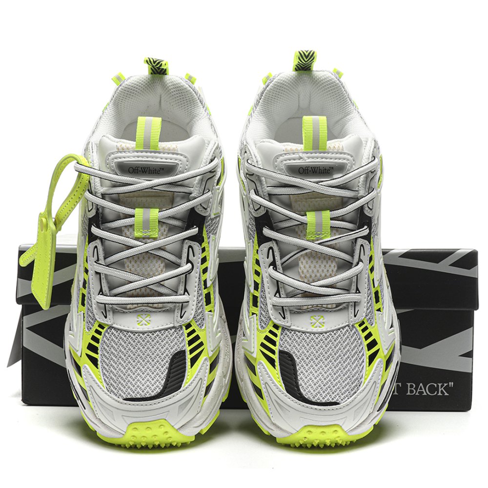 DD OFF-WHITE Be Right Back Fluorescent green white