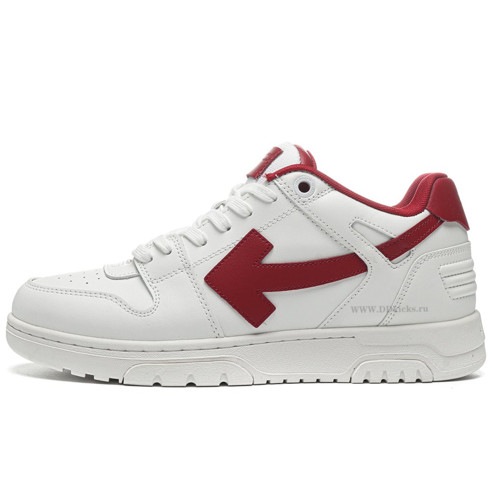 DD OFF-WHITE Out Of Office OOO Low Tops 2024 Lunar New Year Red White