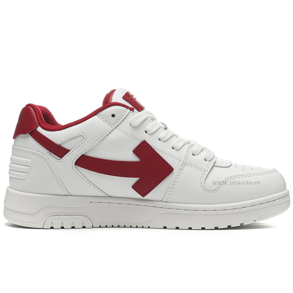 DD OFF-WHITE Out Of Office OOO Low Tops 2024 Lunar New Year Red White