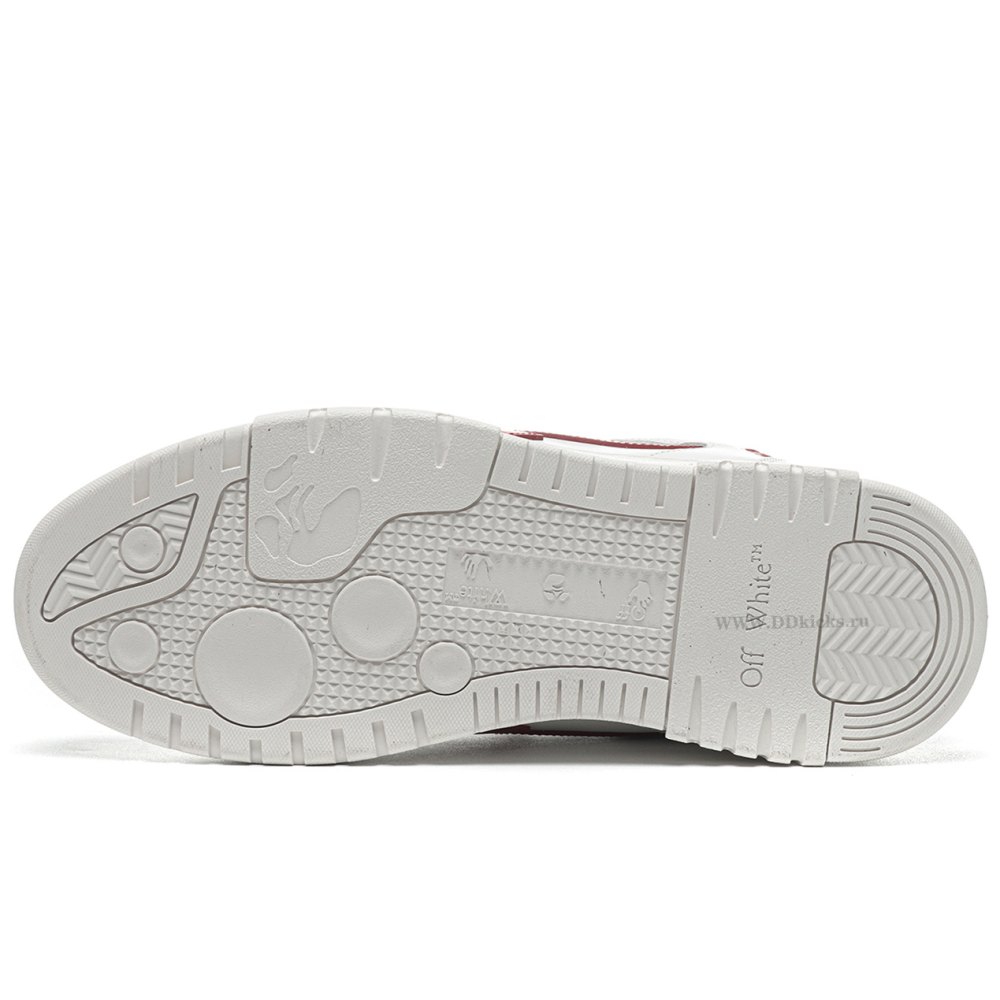 DD OFF-WHITE Out Of Office OOO Low Tops 2024 Lunar New Year Red White