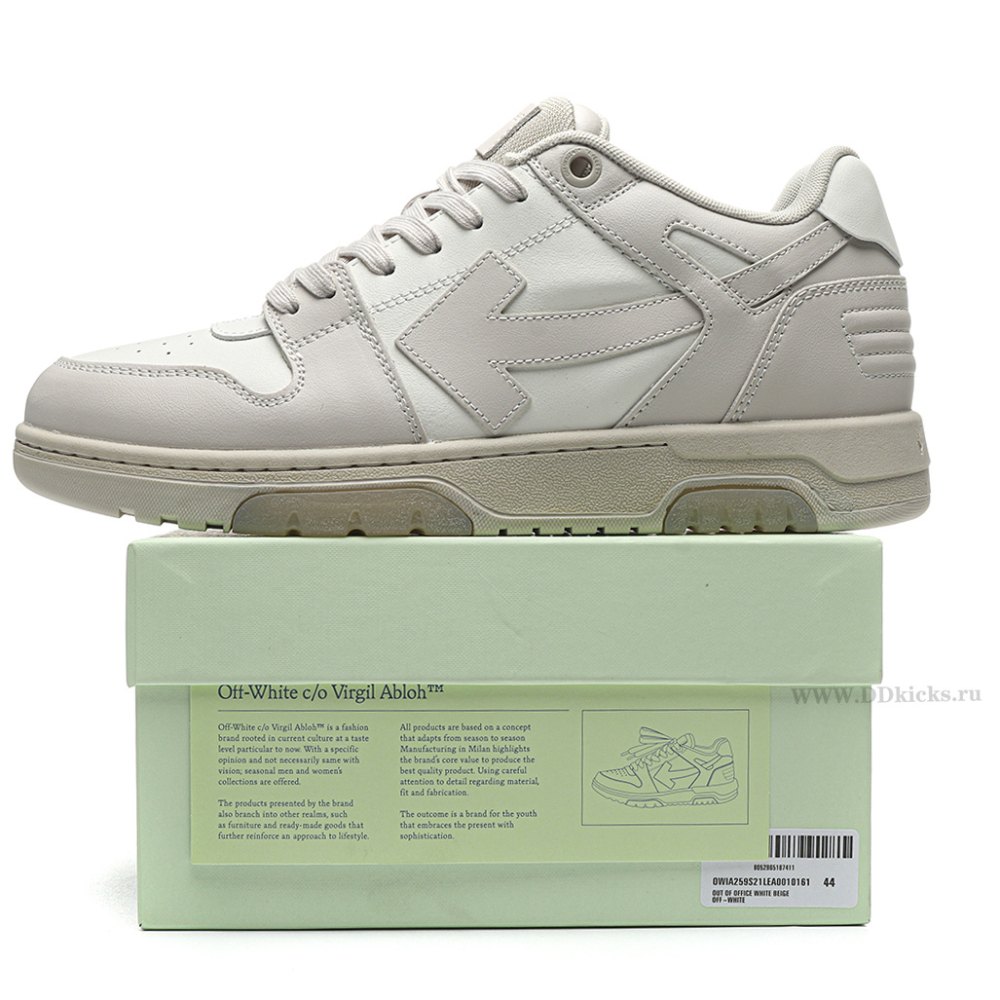 DD OFF-WHITE Out Of Office "OOO" Low Nude White (Women's)