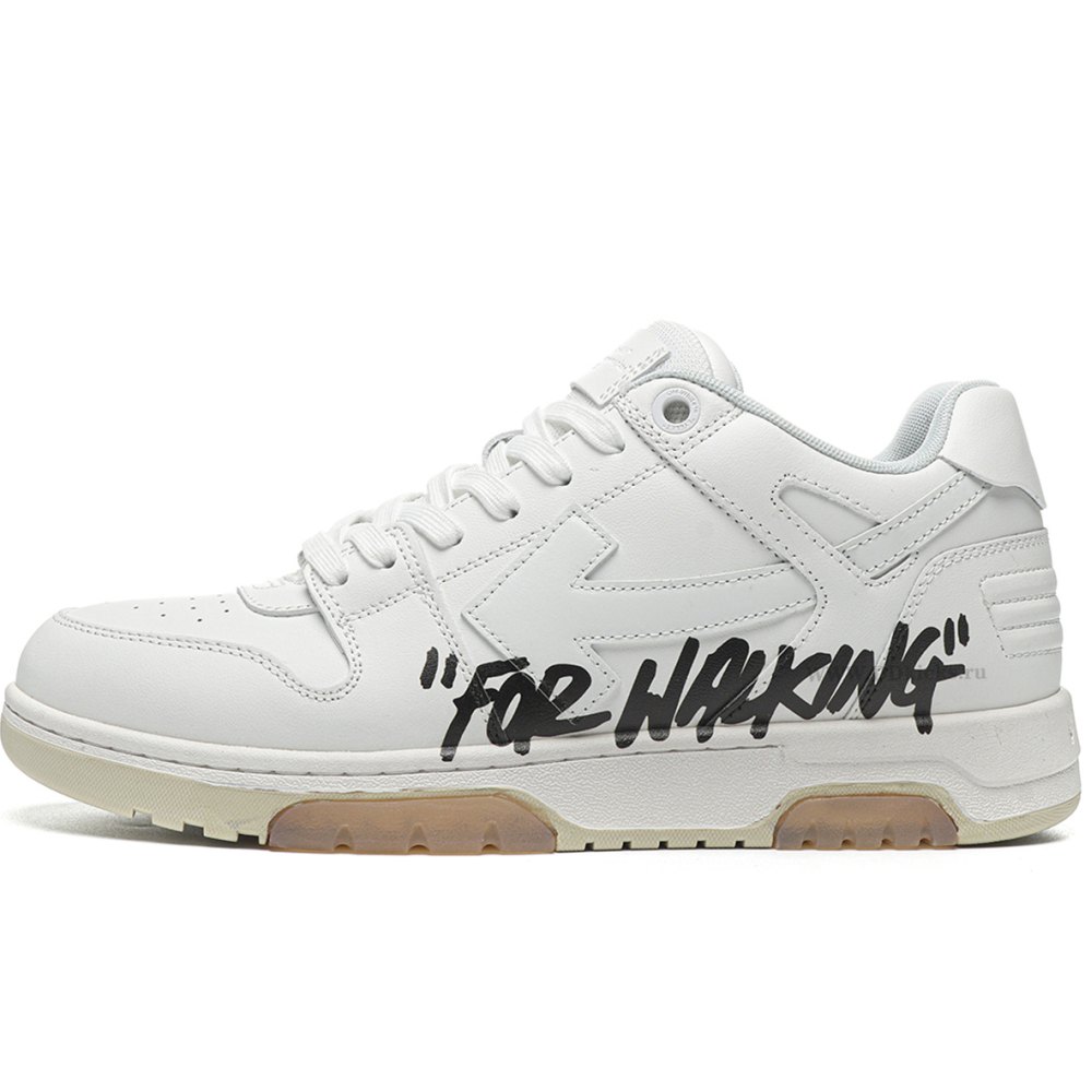 DD OFF-WHITE Out Of Office OOO Low Tops For Walking White Black