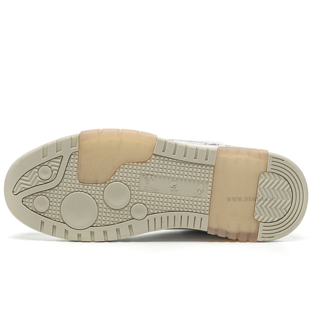 DD OFF-WHITE Out Of Office OOO Low Tops For Walking White Black