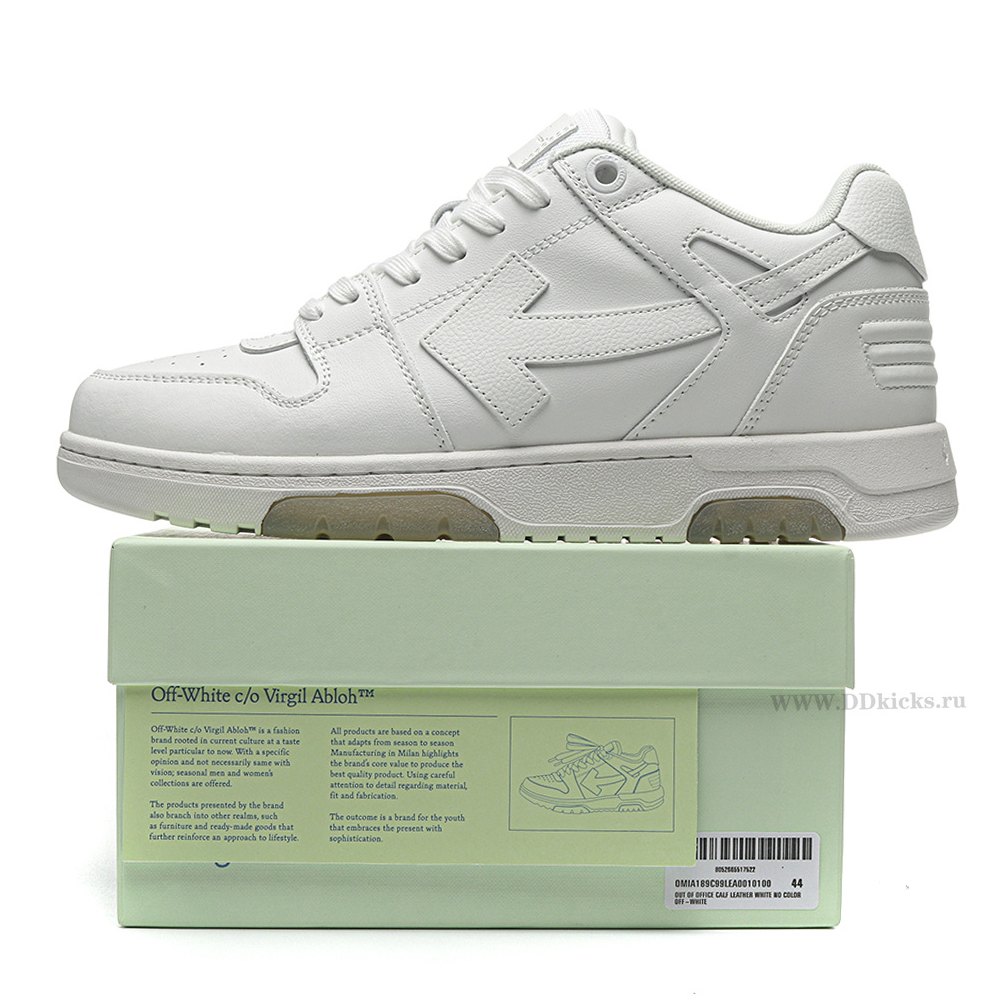 DD OFF-WHITE Out Of Office OOO Low Tops White