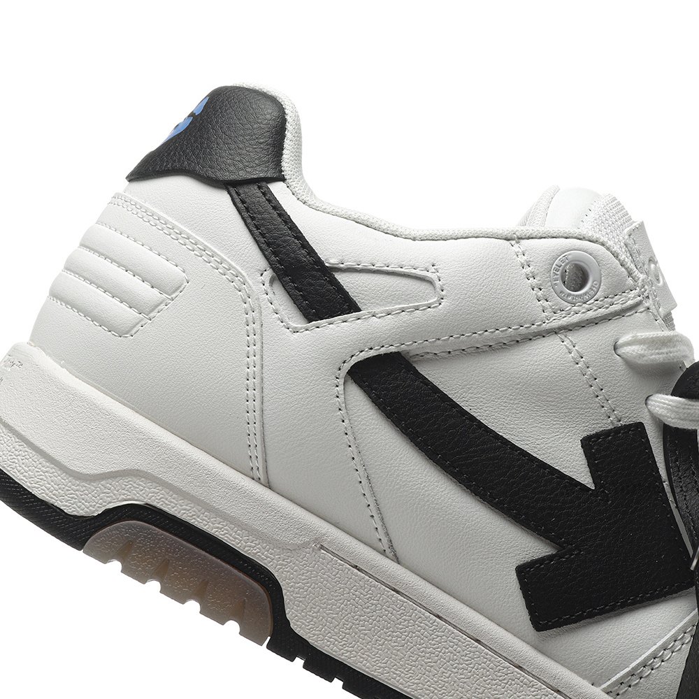 DD OFF-WHITE Out Of Office OOO 30 MM Low Tops Black White Blue