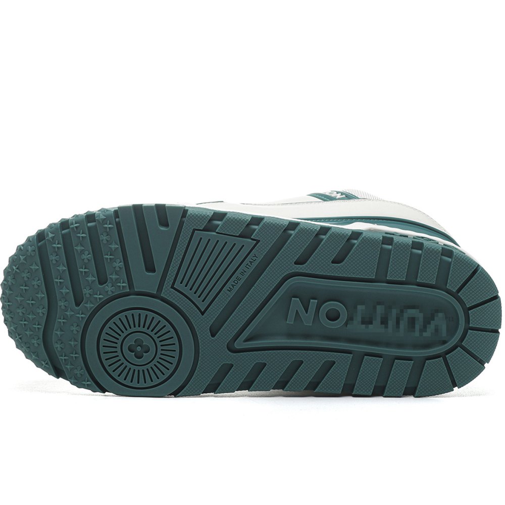 DD Lou1s Vu1tton LV Trainer Maxi Sneaker White Green