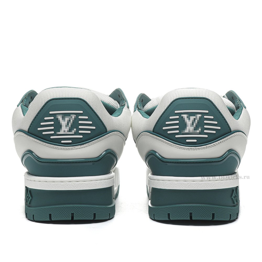 DD Lou1s Vu1tton LV Trainer Maxi Sneaker White Green