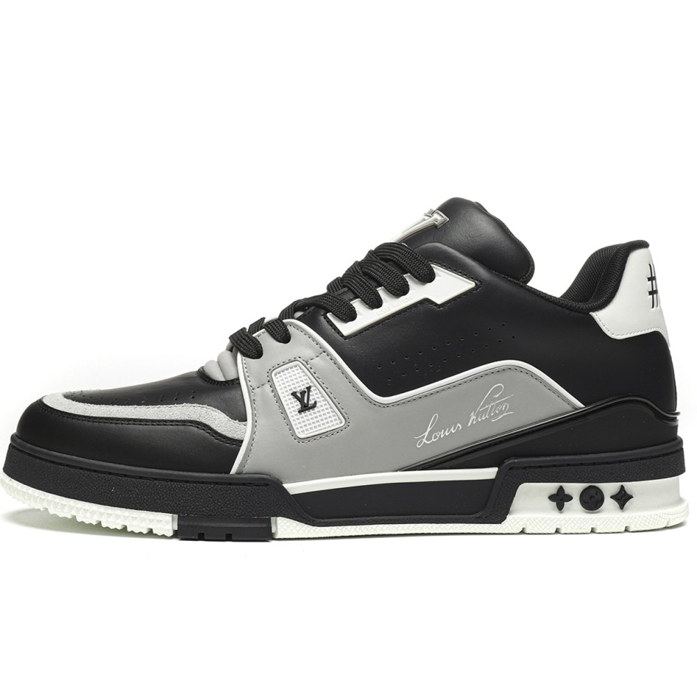 DD Lou1s Vu1tton Trainer Black Grey White