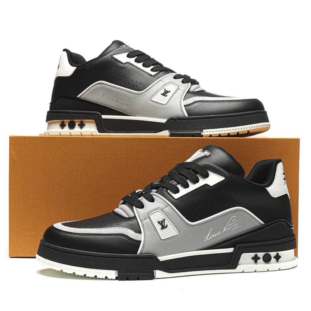 DD Lou1s Vu1tton Trainer Black Grey White