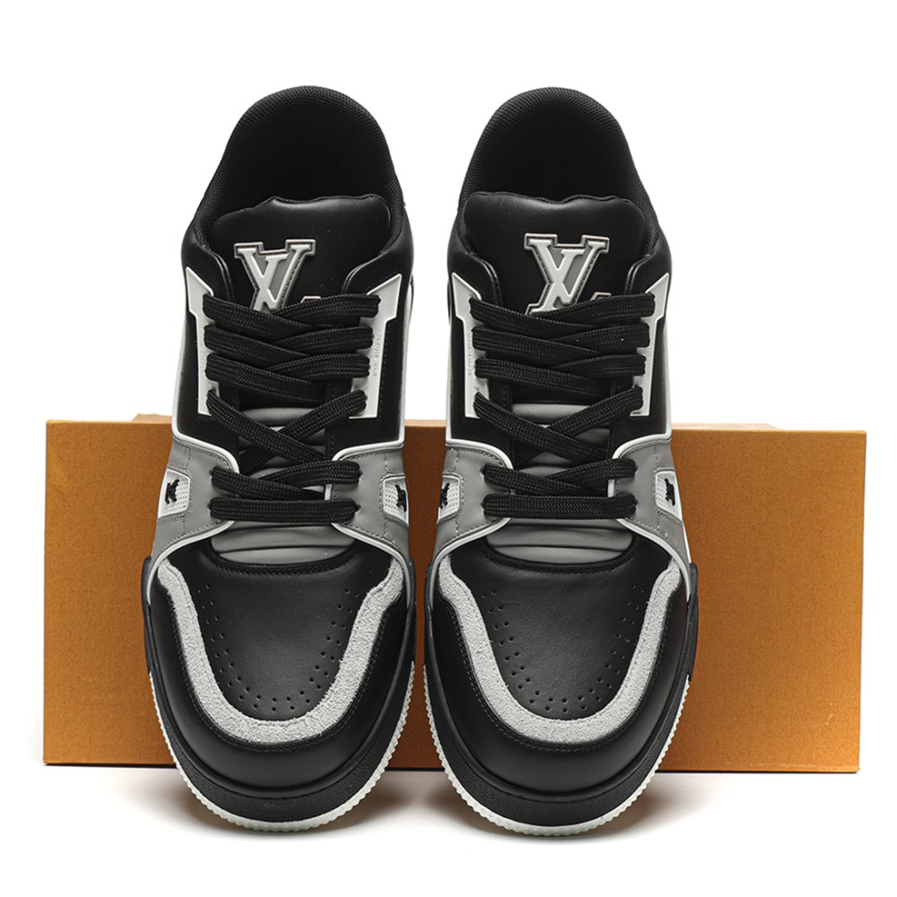 DD Lou1s Vu1tton Trainer Black Grey White