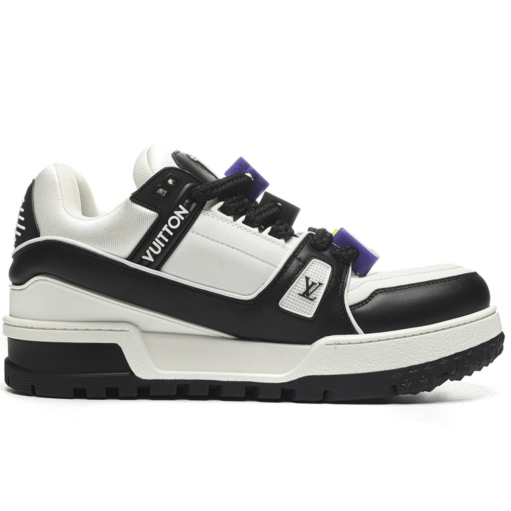 DD Lou1s Vu1tton Trainer Maxi White Black