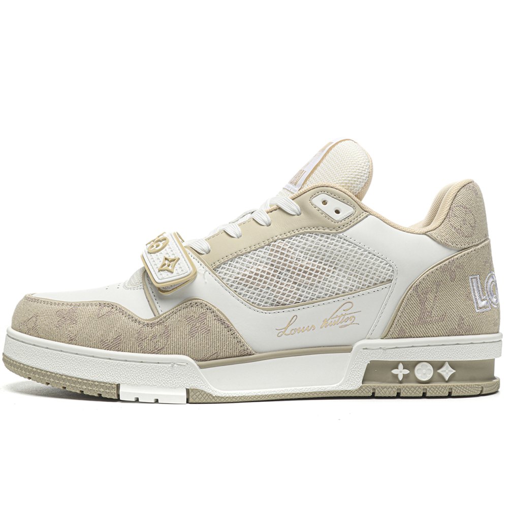 DD Lou1s Vu1tton Trainer white/apricot