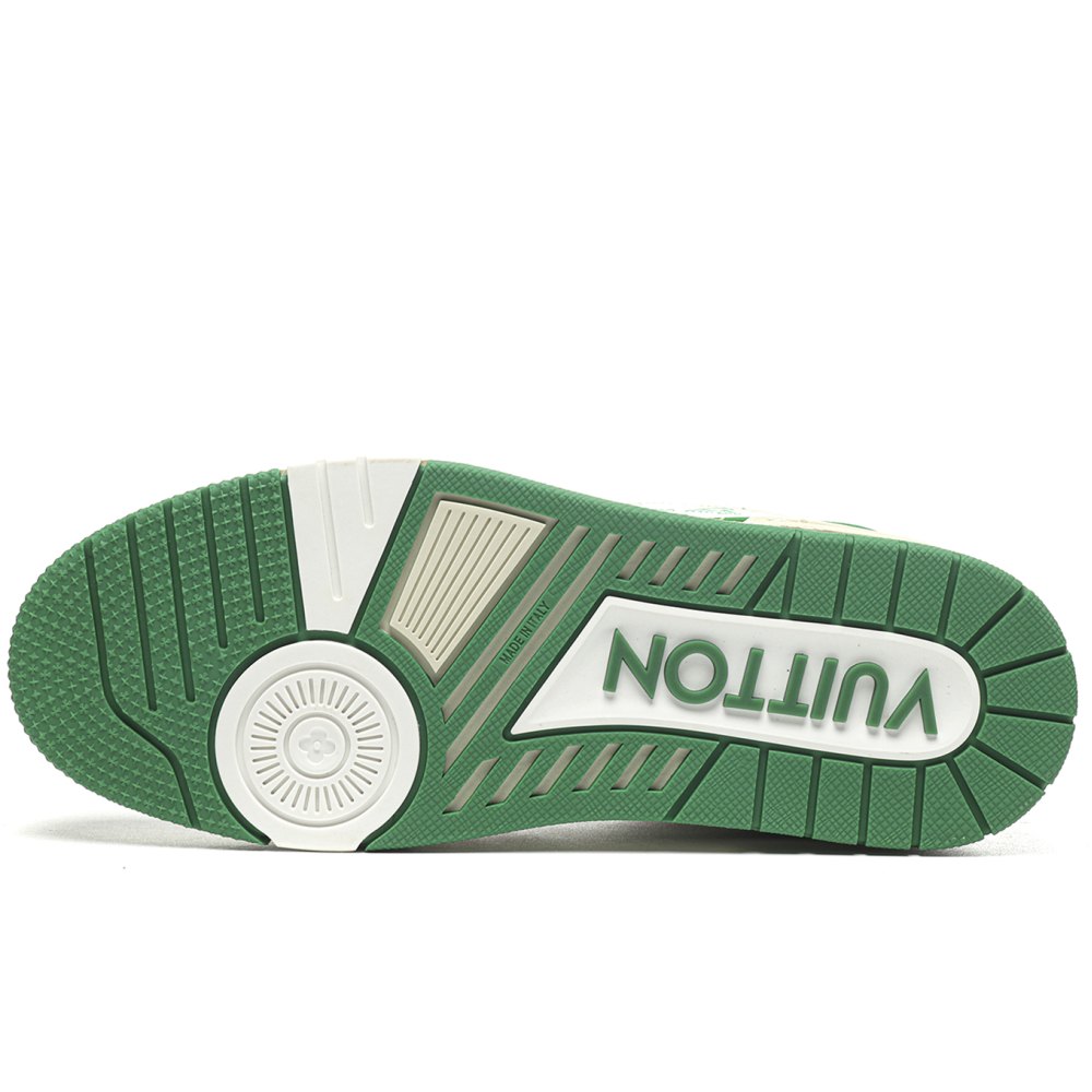 DD Lou1s Vu1tton Trainer #54 Signature White Green