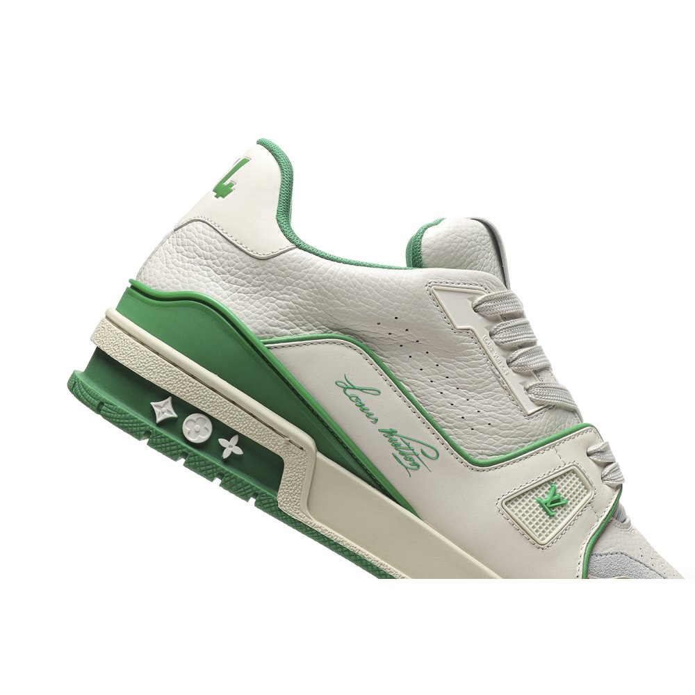 DD Lou1s Vu1tton Trainer #54 Signature White Green