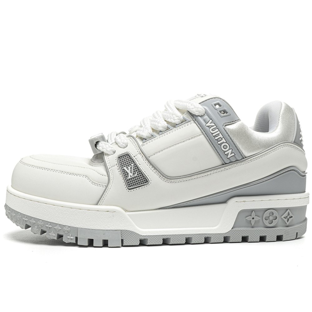 DD  Lou1s Vu1tton Trainer Maxi white/grey